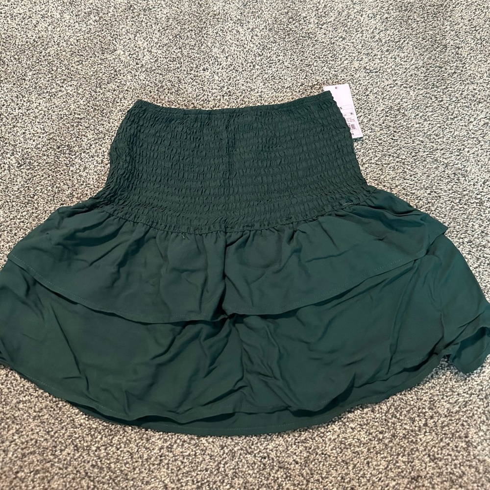 Green skirt